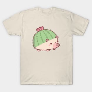 Cute Cactus Hedgehog Funny T-Shirt